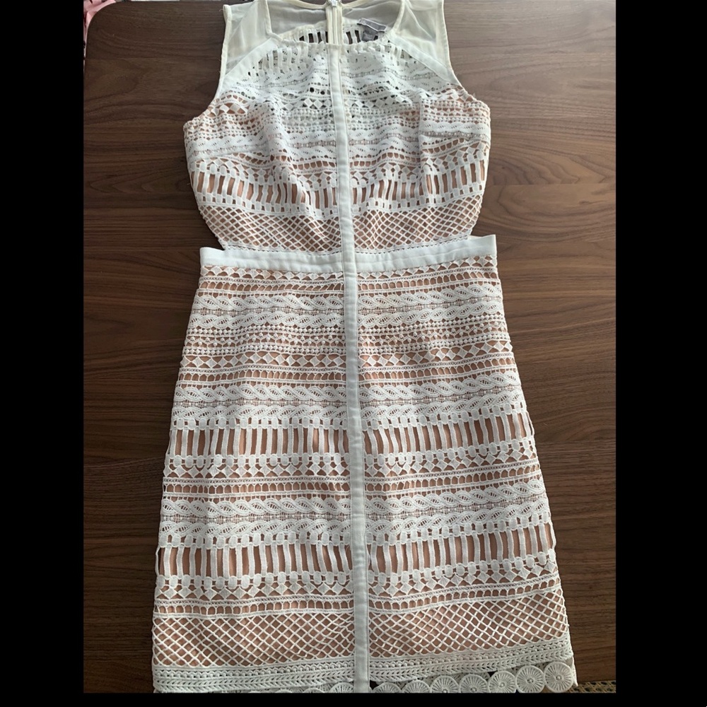 White/Nude Cocktail Dress